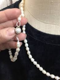 Vintage Estate Freshwater Pearls Necklace & Bracelet Set Cream Retro 1960's - Etsy Israel