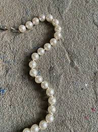 Vintage Necklace Broken Clasp Collar Faux Pearl Strand | eBay