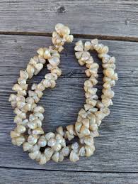 Mid Century Trochus Shell Necklace, Hawaii Feeling, Vintage Shell Beads, Shiny Mother of Pearl - Etsy Canada