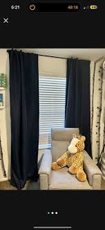 Ralph Lauren 95” Navy Blackout Curtains