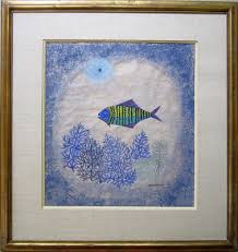 KEIKO MINAMI Signed c. 1960's Original Watercolor and ...