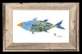Original Fish Print Art | Unique Gyotaku Wall Decor