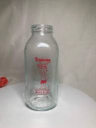 vintage tropicana orange juice bottle Home Decor Collectible ...