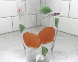 Retro Orange Juice Pitcher/decanter - Vintage Serving Ware ...