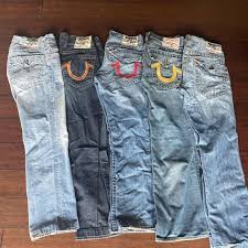 Early to mid 2000s True Religion Blue... | Depop