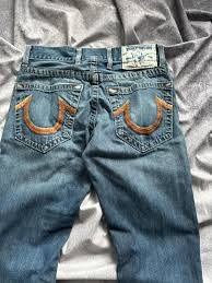 True Religion Slim Flap Red Orange Super T Thick Stitch ...