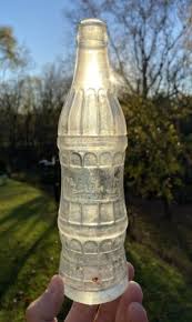 Iridescent Try Me Art Deco Soda Bottle With Pinched Waist ...