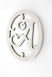 Homeroots White Cottage Style Wall Decor Letter A ...