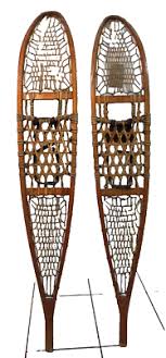 Vintage True Temper Tubbs Norway, Maine Wooden 10x61 Snowshoes w/Bindings NICE! | eBay