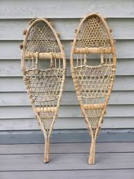 Vintage Wooden Snowshoes | eBay