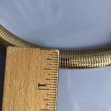 Vintage TRIFARI Enamel Necklace Omega Chain Orange Enamel Pendant Cut Outs | eBay