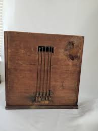 Late 1800's Miles Alarm Till Co Wooden Cash Register ...