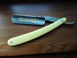 STUNNING Antique Solingen 1910 Straight Razor Gold ...
