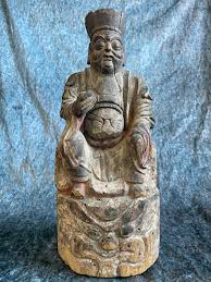 Antique Tudigong Statue AS0338 - Etsy