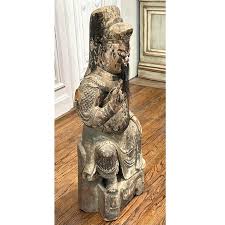 Chinese Qing Dynasty Wood Sculpture For Sale at 1stDibs