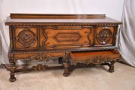 Berkey & Gay carved walnut sideboard with backsplash; 192-1782 - R.H. Lee & Co. Auctioneers