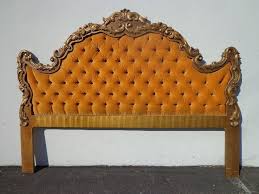 Headboard Hollywood Regency Glam Tufted King Bed Ornate ...