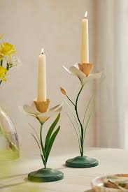 Daffodil Taper Holder | AnthroHome