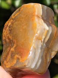 Lake Superior Agate Honey Water Level Banding .61 Oz - Etsy Australia