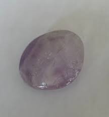 Natural Amethyst Palm Stone Light Purple Crystal Healing ...