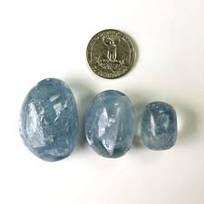Celestite Tumbled Pocket Stone - Rocks with Sass