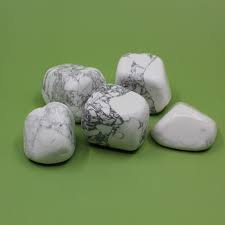 Howlite Tumbled Stone – Asheville Gem Mine