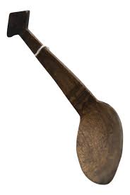Vintage African Wooden Spoon | Chairish