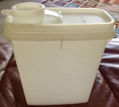 Vintage Tupperware White Storage and Server With Pour ...