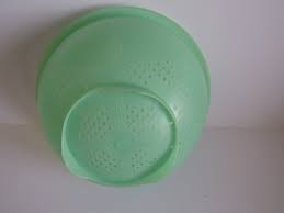 1970s Tupperware Colander - Jadite Green Footed Strainer ...
