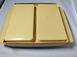 Vintage Tupperware Deviled Egg Keeper Carrier Tray Container ...