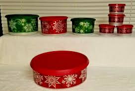Tupperware "Snow Place Like Home" Canister Set. 8 pieces ...