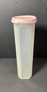 Vintage Tupperware Pasta Canister 1661-5 . 11" Tall , Pink ...