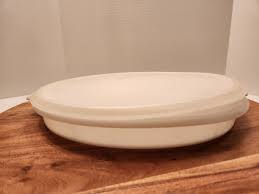 VTG Tupperware 6-Section White Party Tray #405-2 With Lid ...