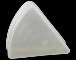 Vintage Tupperware Pie Wedge Container, Lid- Sheer, Tupper ...