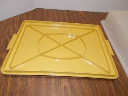 Tupperware Harvest Gold RECTANGLE CAKE TAKER CARRIER KEEPER ...