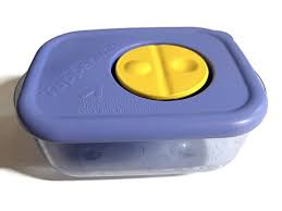 Vintage Tupperware Rock 'N Serve Small Container, Vented Lid - Blue, Lid, Yellow Steam Vent, 1990s - 3387A, 3388A, Microwave, Food, Storage - Etsy Australia