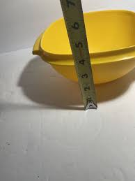 Tupperware Yellow Servalier 836-2 8” Bowl Vintage no Lid | eBay