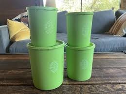 Green Tupperware Canisters | eBay