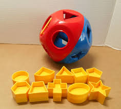 Tuppertoys O Ball Sorter Red Blue with Complete Set of 10 ...