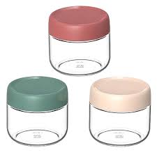 Povinmos Glass Jars with Screw Lids, Airtight Kitchen ...