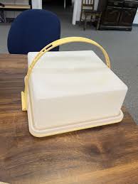 Vintage Tupperware Square Cake Keeper Carrier Taker WITH ...