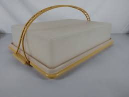 Vtg Tupperware Rectangular Sheet Cake Taker Carrier Harvest ...