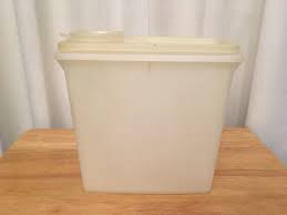 Tupperware #469-4 Vtg. Clear Cereal Keeper / Storage ...