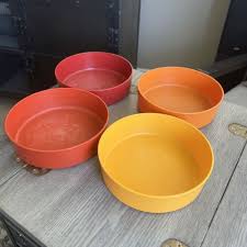 Tupperware Wonder Bowls Harvest Colors Lot of 4 #1405 No ...