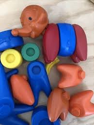 Vintage Tupperware Tuppertoy Zoo It Yourself Animal Toy Set ...