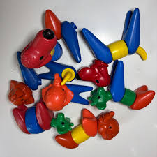 Vintage 60s Tupperware Zoo Animals: Mix & Match Retro Toys ...