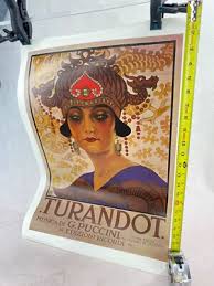 Opera Turandot G.Puccini Music Italy Vintage Poster 19.5x27 ...