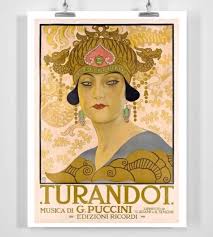 Puccini's Turandot Vintage Opera Poster | eBay