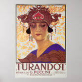 Puccini / Turandot Poster | Zazzle