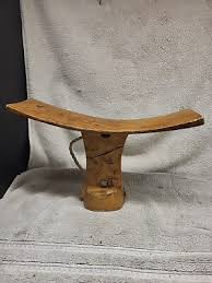 VINTAGE HANDMADE TURKANA HEADREST - KENYA - GOOD SURFACE ...